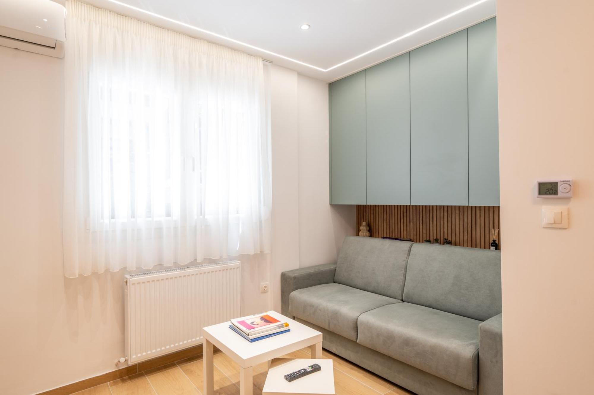 Honey Oak & Cream Patio By Nest Apartment Thessaloníki Ngoại thất bức ảnh