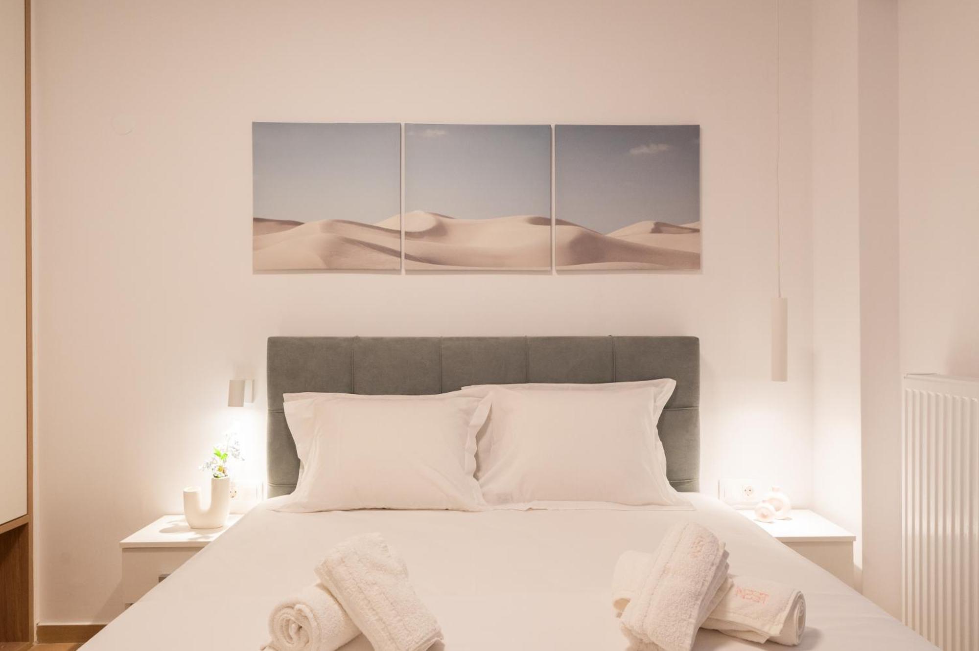 Honey Oak & Cream Patio By Nest Apartment Thessaloníki Ngoại thất bức ảnh