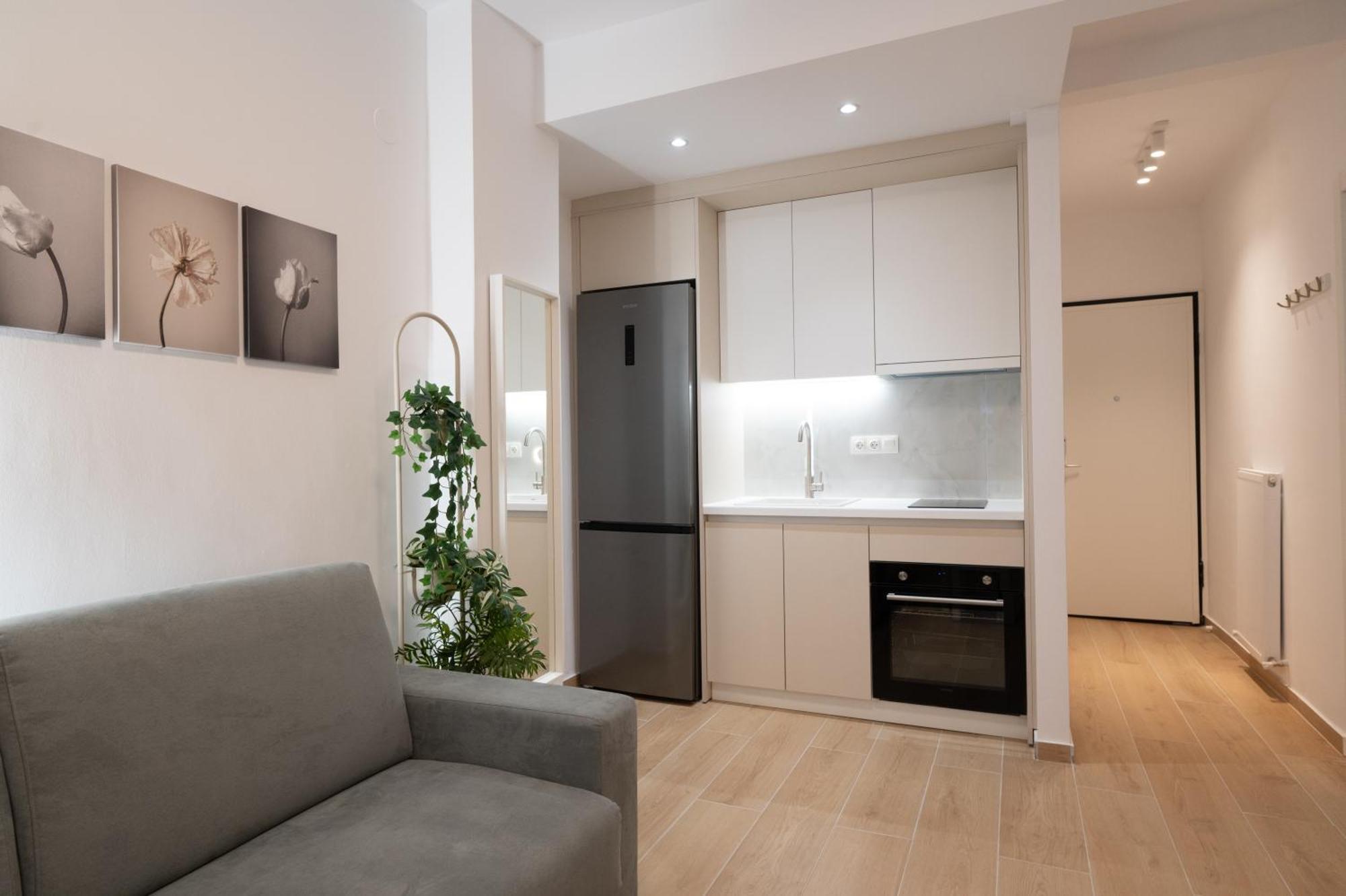 Honey Oak & Cream Patio By Nest Apartment Thessaloníki Ngoại thất bức ảnh